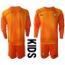 Billige Portugal Målmand Børnetøj Udebanetrøje til baby VM 2022 Langærmet (+ korte bukser)